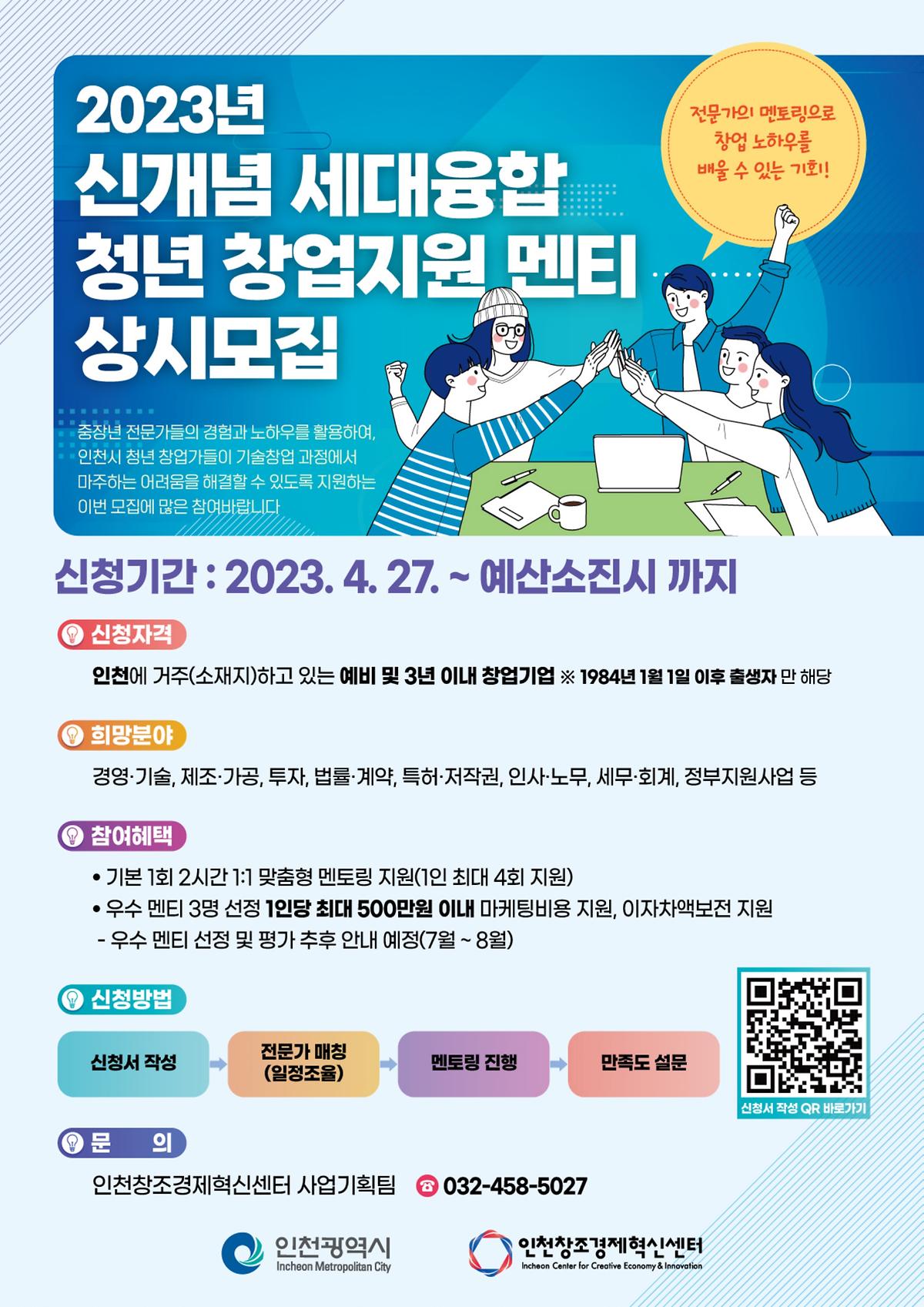 [붙임2] 2023년 신개념 세대융합 청년 창업지원 포스터_page-0001.jpg 이미지