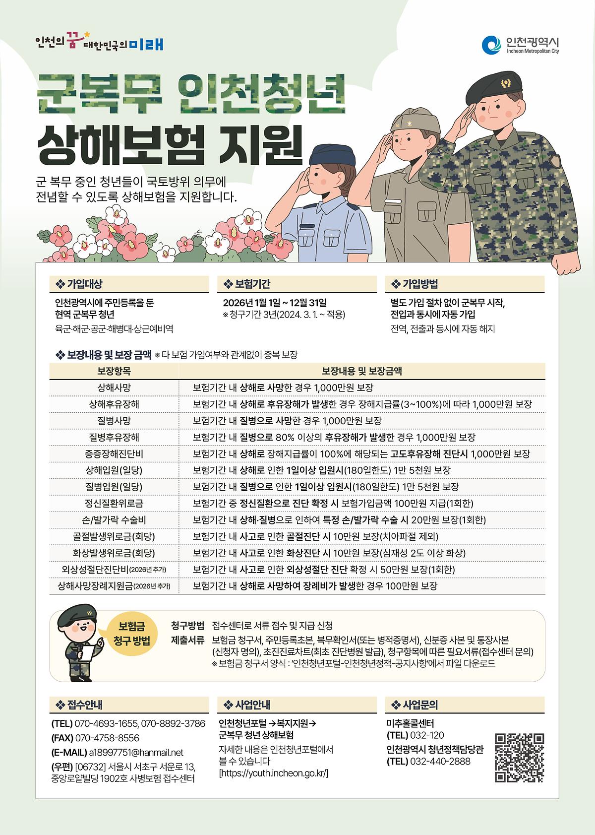 군복무_인천청년_상해보험_지원_포스터.jpg 이미지