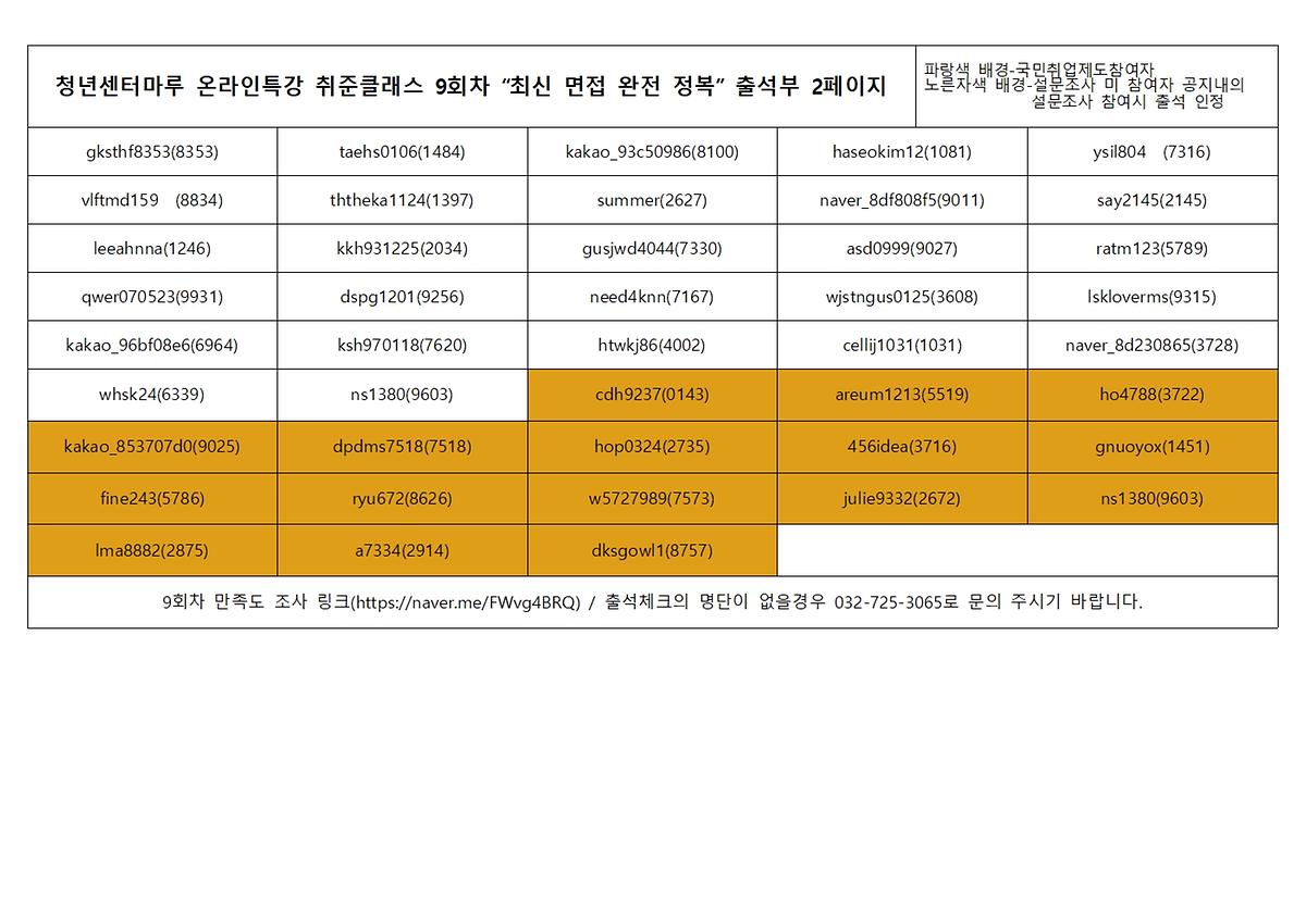 9회차 출석부002.jpg 이미지