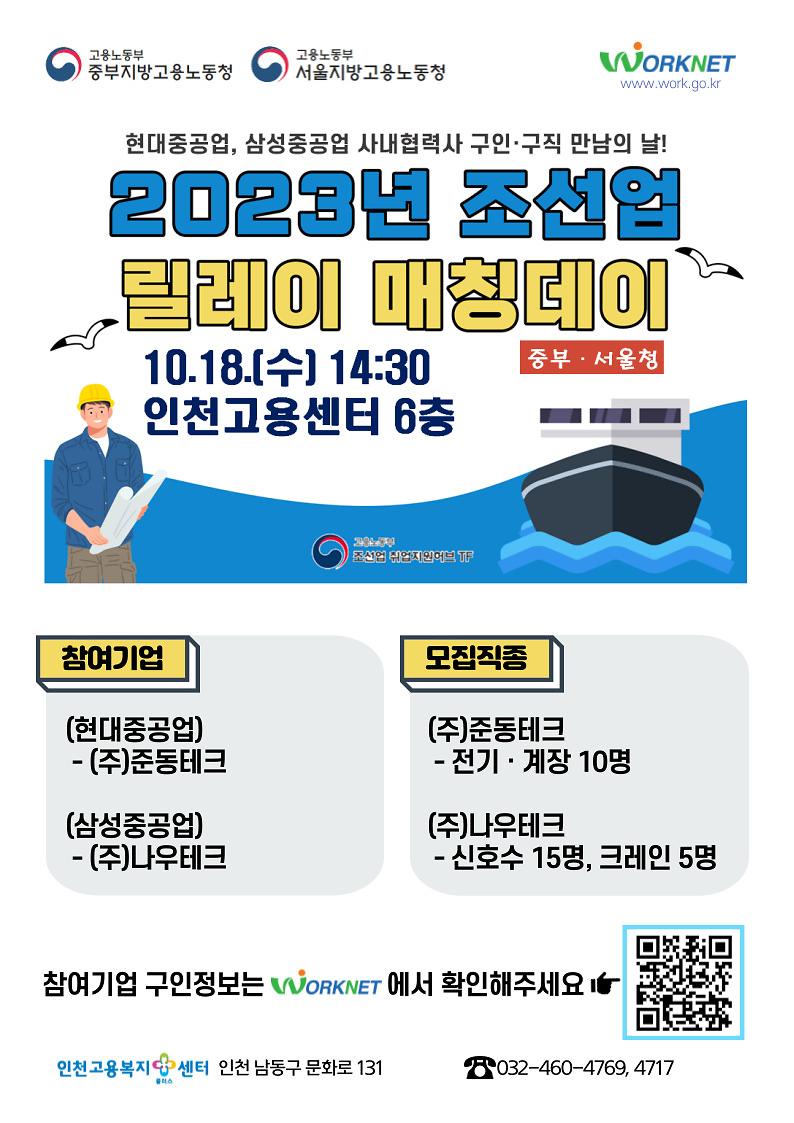 2023년 조선업 릴레이 매칭데이 사진