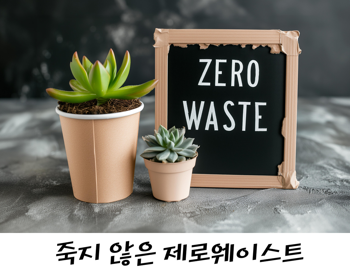 죽지 않은 제로웨이스트 사진