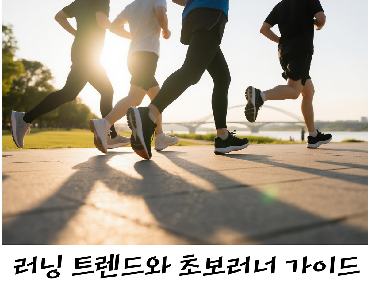 러닝 트렌드와 초보러너 가이드 사진
