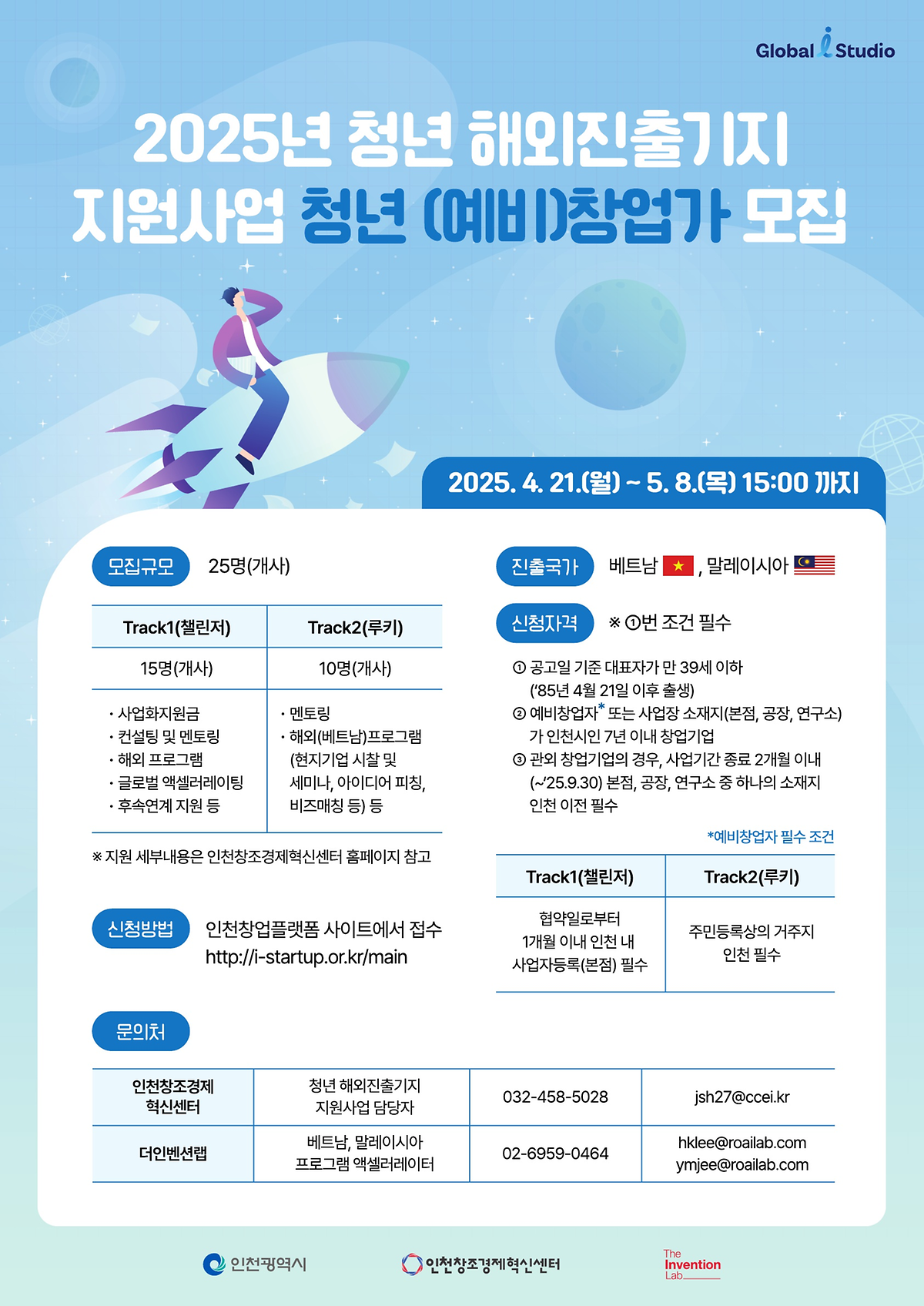 2025년_청년_해외진출기지_지원사업_청년_창업가_모집_포스터.png 이미지