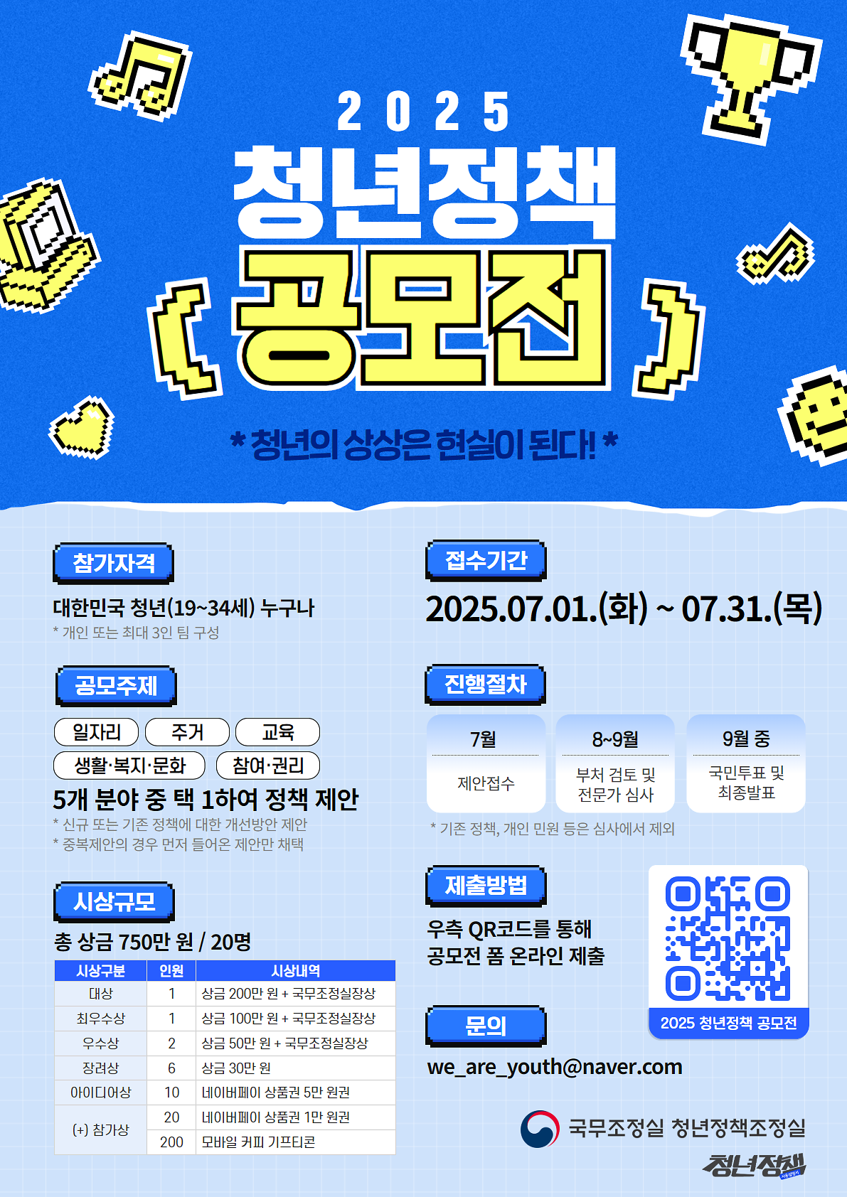 2025 청년정책 공모전 개최 사진