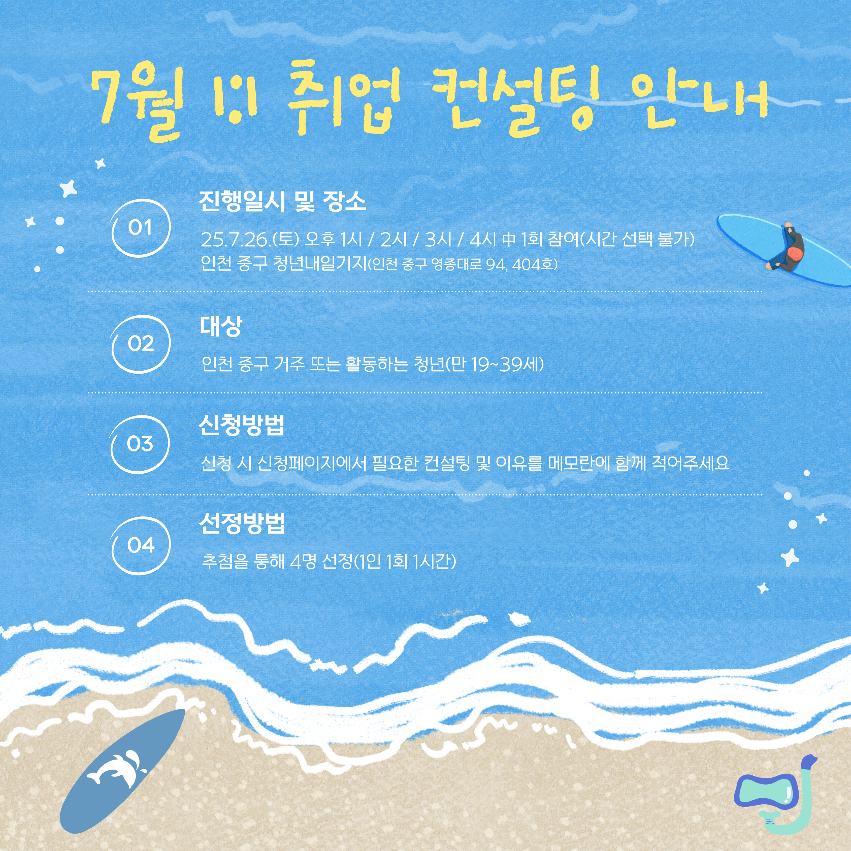 1:1 청년 맞춤형 취업 컨설팅